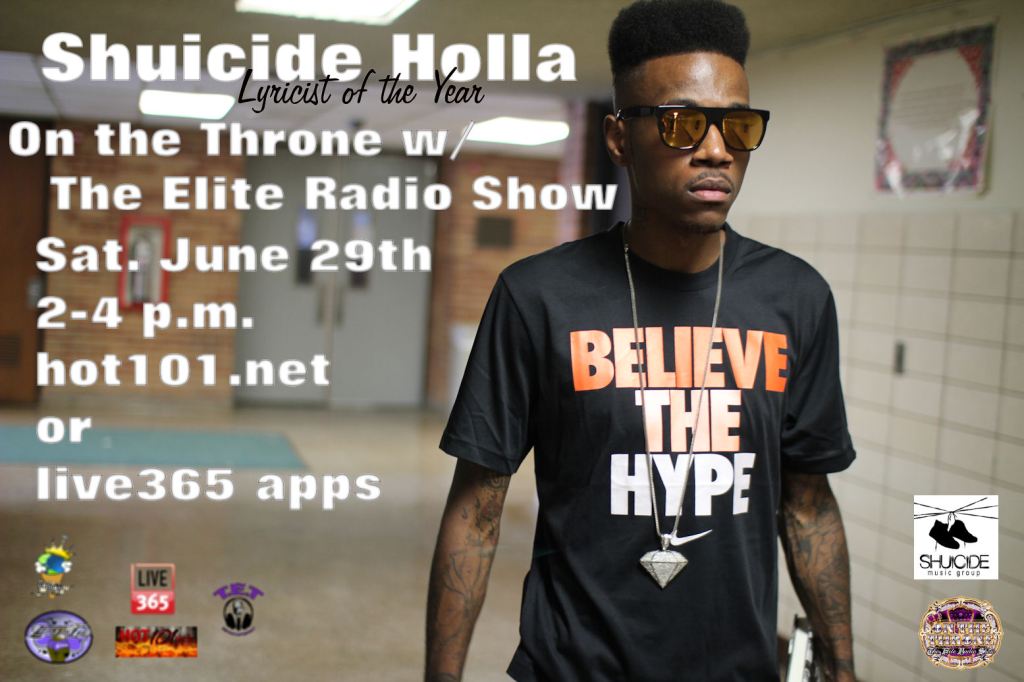 Shuicide Holla flyer
